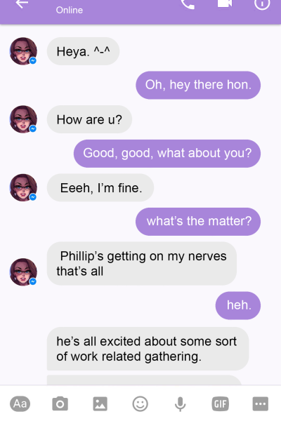 A Chat With Janice - Porn Comics page 1