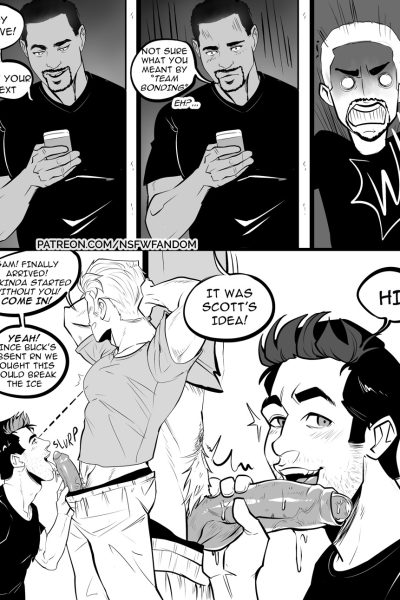 Antman, Cap, And Falcon Threesome page 1