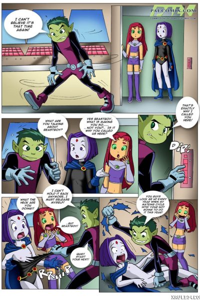 Beastboy Mating Season - Porn Comics page 1