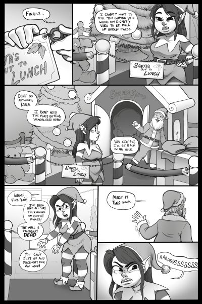 Christmas Elf - Porn Comics page 1