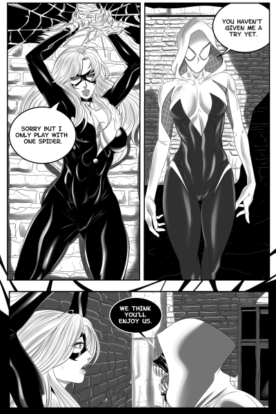 Felicia's Spider-problem - Porn Comics page 1