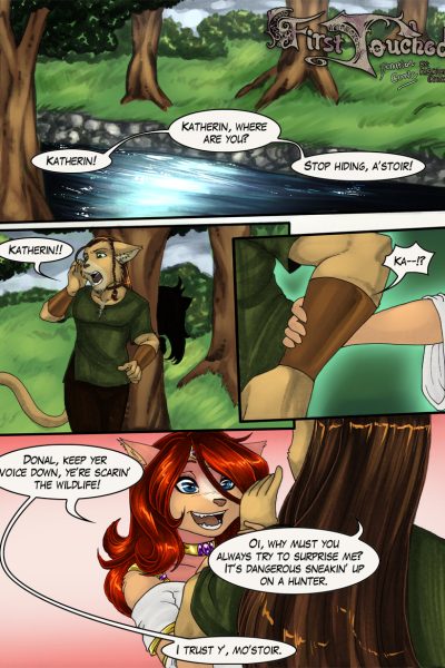 First Touched - Porn Comics page 1