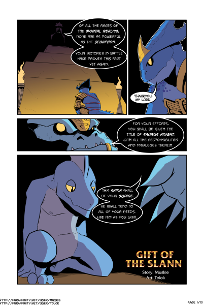 Gift Of The Slann page 1