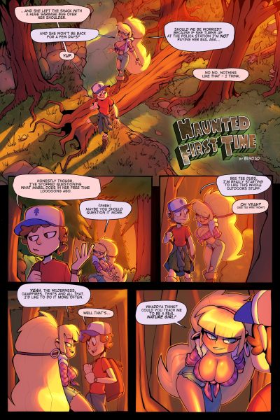Haunted First Time - Porn Comics page 1
