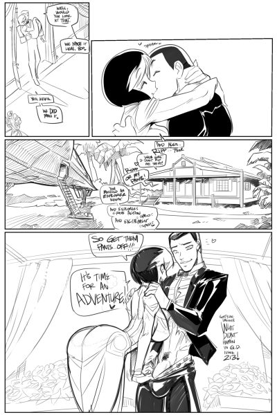 Honeymoon Adventure - Porn Comics page 1