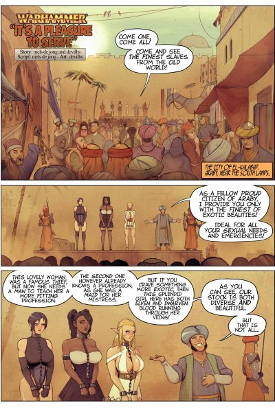 It's A Pleasure To Serve - Porn Comics page 1