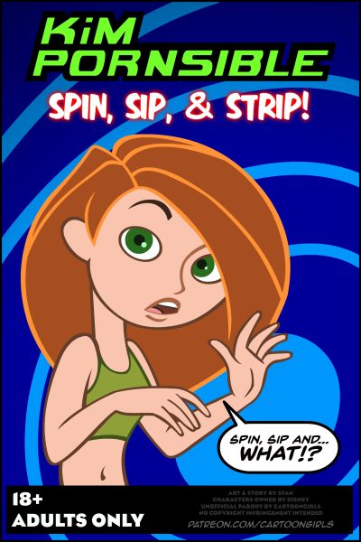 Kim Possible Spin, Sip & Strip! - Porn Comics page 1