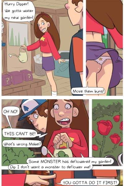 Mabel Pines Deflowered - Porn Comics page 1