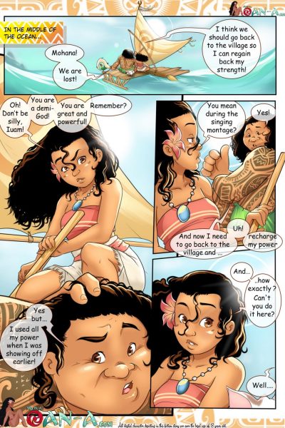 Moan-a Lost - Porn Comics page 1