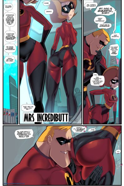 Mrs Incredibutt - Porn Comics page 1