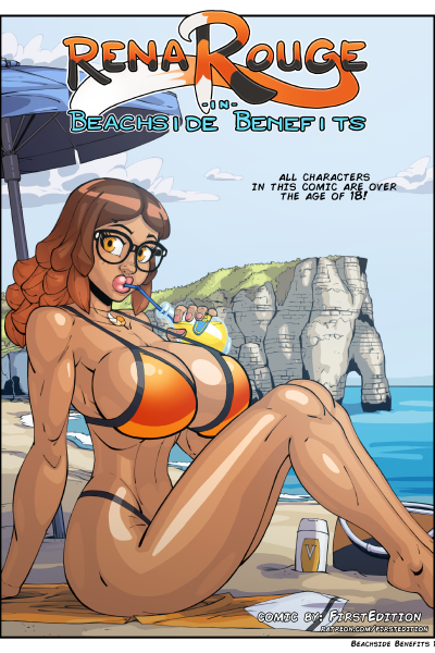 Rena Rouge Beachside Benefits - Porn Comics page 1