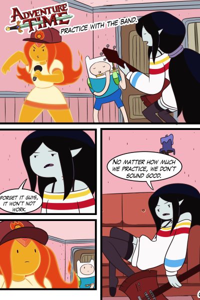 Adventure Time: Practice With The Band - Porn Comics page 1