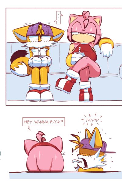 Amy Rose X Tails - Porn Comics page 1