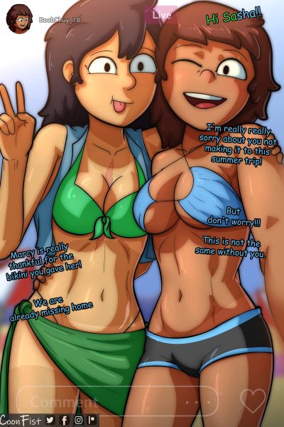 Anne And Marcy On Vacations - Porn Comics page 1