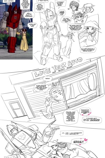 Astoria X Powerglide - Porn Comics page 1