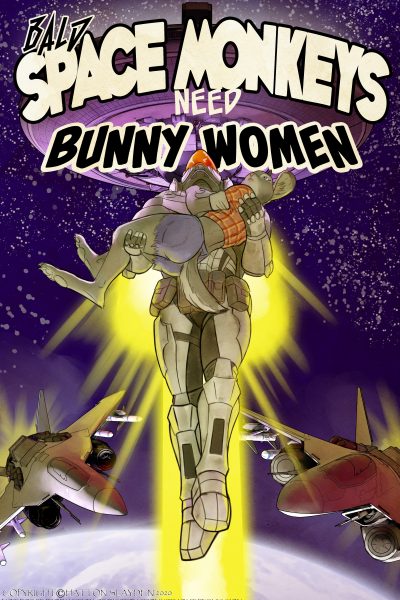 Bald Space Monkeys Need Bunny Woman - Porn Comics page 1
