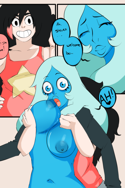 Blue Diamond Waifu - Porn Comics page 1