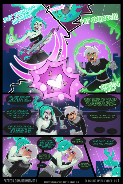Clashing With Ember Mclaine - Porn Comics page 1