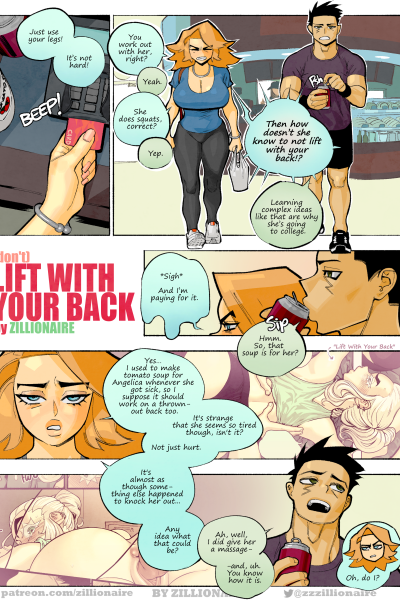 (don't) Lift With Your Back High Res - Porn Comics page 1