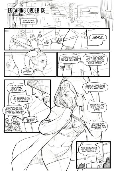 Escape From Order 66 - Porn Comics page 1