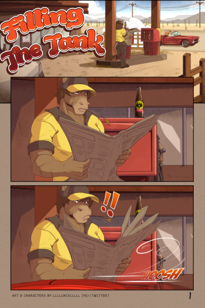 Filling The Tank - Porn Comics page 1