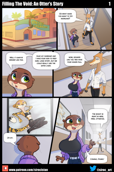 Filling The Void: An Otter's Story - Porn Comics page 1