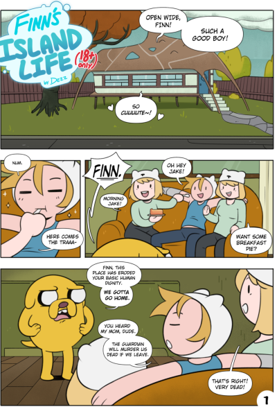 Finn's Island Life - Porn Comics page 1