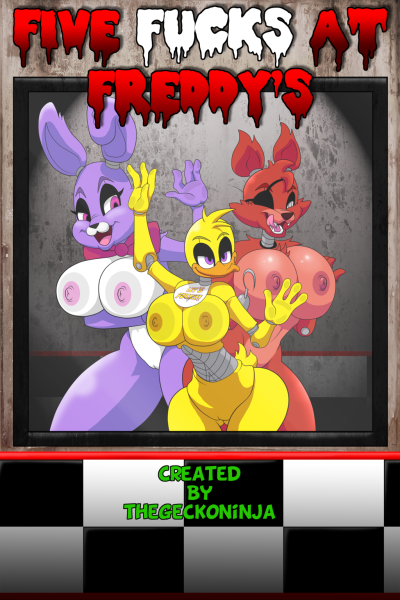 Five Fucks At Freddy's - Porn Comics page 1