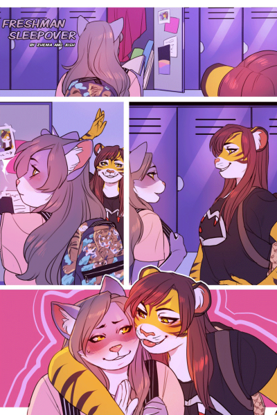 Freshman Sleepover - Porn Comics page 1