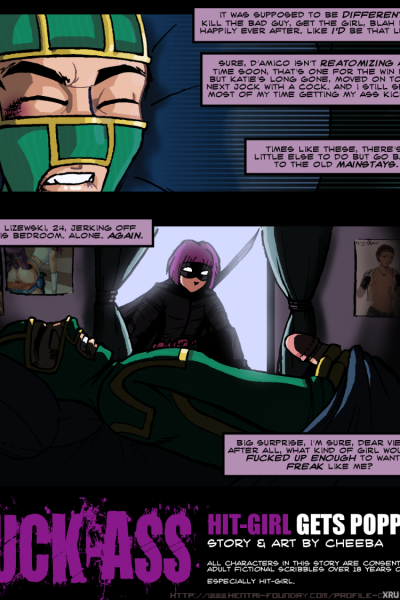Fuck Ass - Hit Girl Gets Popped - Porn Comics page 1
