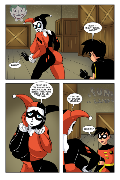 Harley And Robin In The Deal - Porn Comics page 1