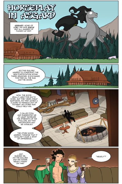 Horseplay In Asgard - Porn Comics page 1