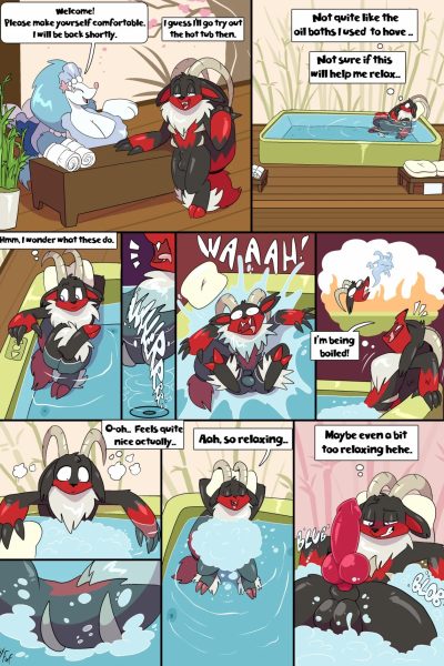 Incineram’s Spa Day Comic Porn page 1