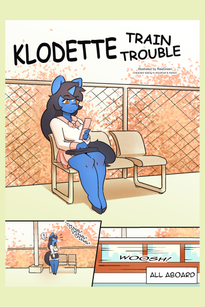 Klodette Train Trouble - Porn Comics page 1