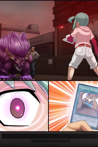 Luna’s Naughty Defeat Comic Porn page 1