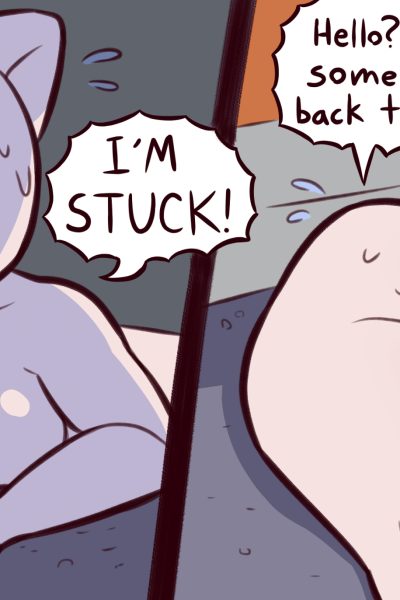 Mew Stuck Under The Truck - Porn Comics page 1