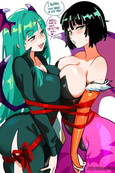 Morrigan X Fubuki Comic Porn page 1
