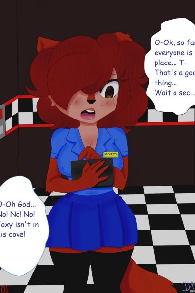 Night 2 Foxy X Jasmine - Porn Comics page 1