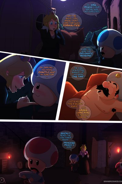 Peach Princess - Porn Comics page 1
