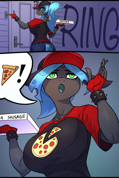 Pizza Delivery - Porn Comics page 1