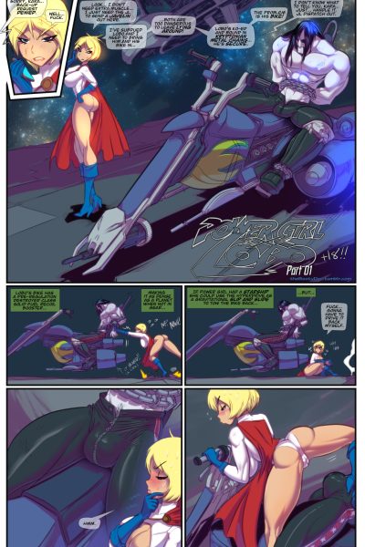 Powergirl Xxx Lobo - Porn Comics page 1