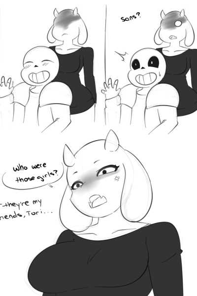 Sans X Toriel - Porn Comics page 1