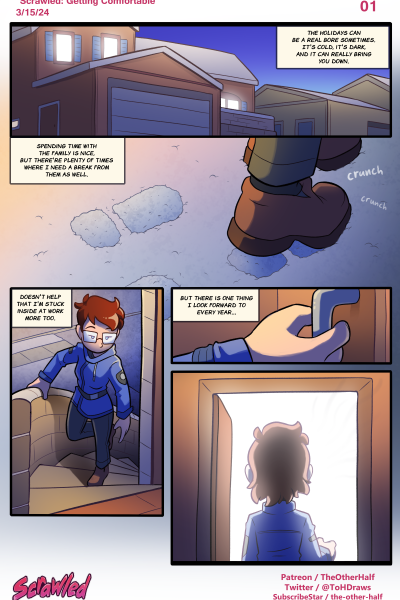 Scrawled 4: Getting Comfortable - Porn Comics page 1