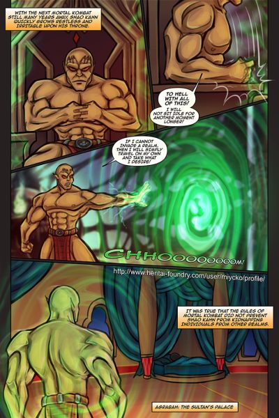 Shao Kahn Dominates Disney - Porn Comics page 1