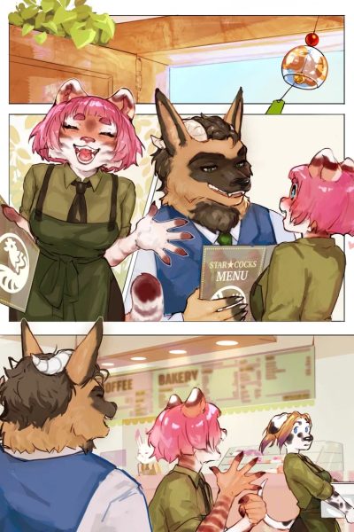 Star Cocks Cafe Comic Porn page 1