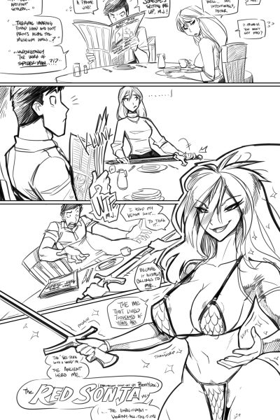 The Red Sonja Me - Porn Comics page 1