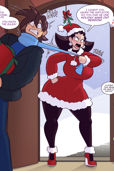 Tron And Megaman Happy Holiday - Porn Comics page 1