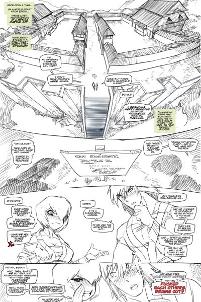 What Didn't Happen Fake Sex Goof-off - Porn Comics page 1