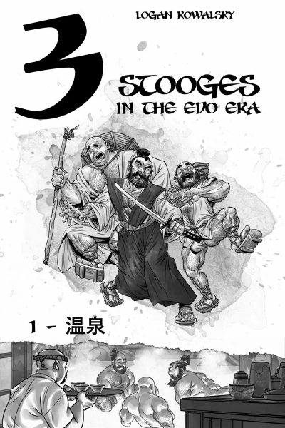 3 Stooges In The Edo Era – Onsen Comic Porn page 1