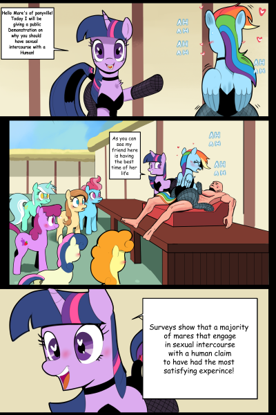 A Brony In Equestria - Porn Comics page 1